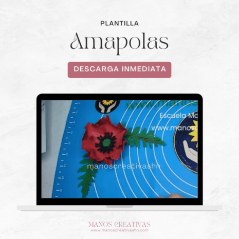 Plantilla Amapolas