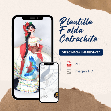 Plantilla Falda Catrachita