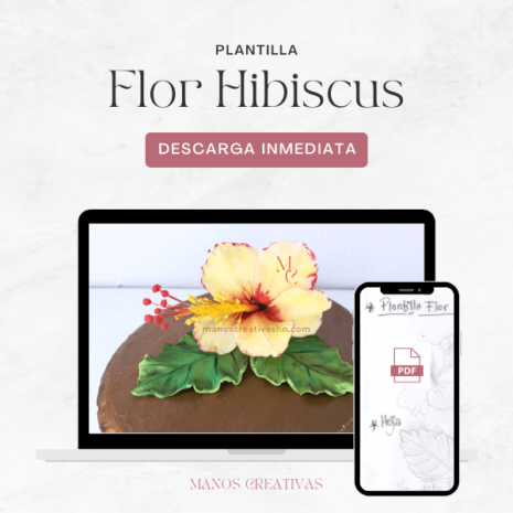 Woo - Plantilla Flor Hibiscus