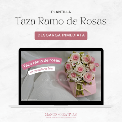Woo - Taza Ramo de Rosas